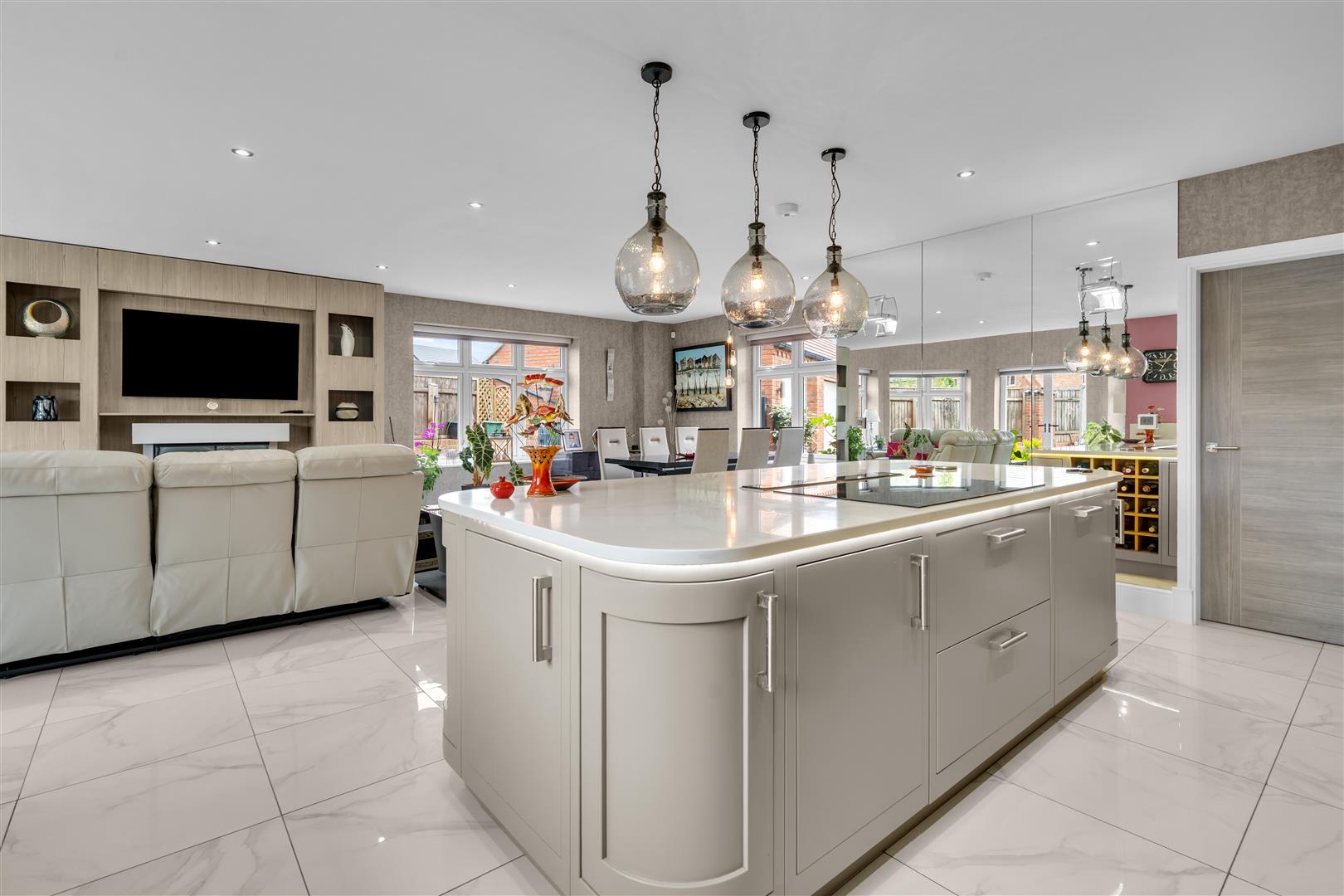 Kitchen/Dining/Family Area